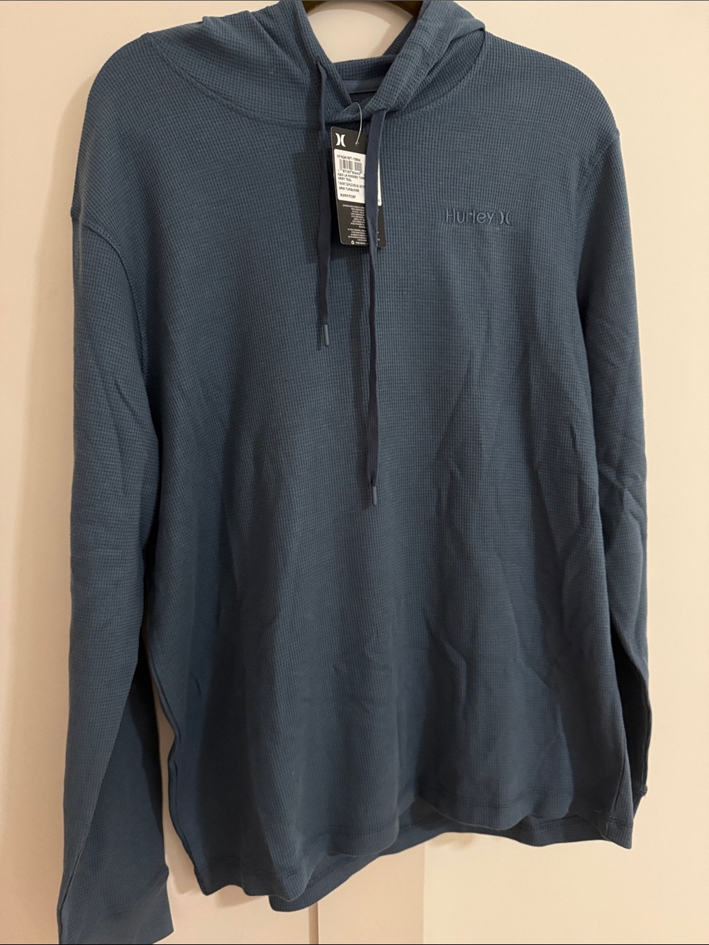 Hurley Dusk Blue Hooded Thermal Tee